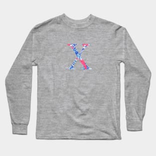 Chi Tropical Letter Long Sleeve T-Shirt